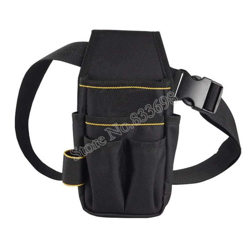 Electricians Technician Tool Bag 600D Oxford Tool Belt Waist Pocket Pouch Small Tool Bag With Belt Screwdriver Holder