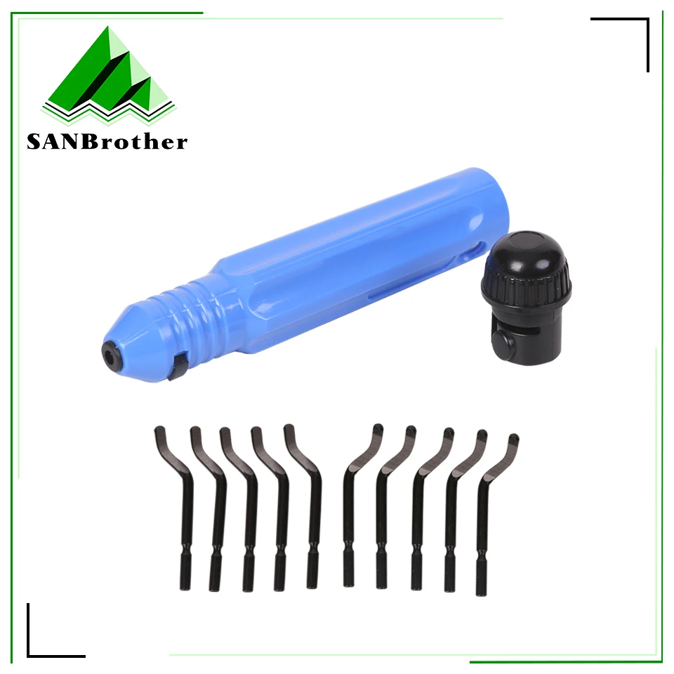 Mão rebarbas aparar faca raspador borda cortador nb1100 deburring lidar com para tubo de cobre reamer ferramenta peças bs1010 rebarbas raspador