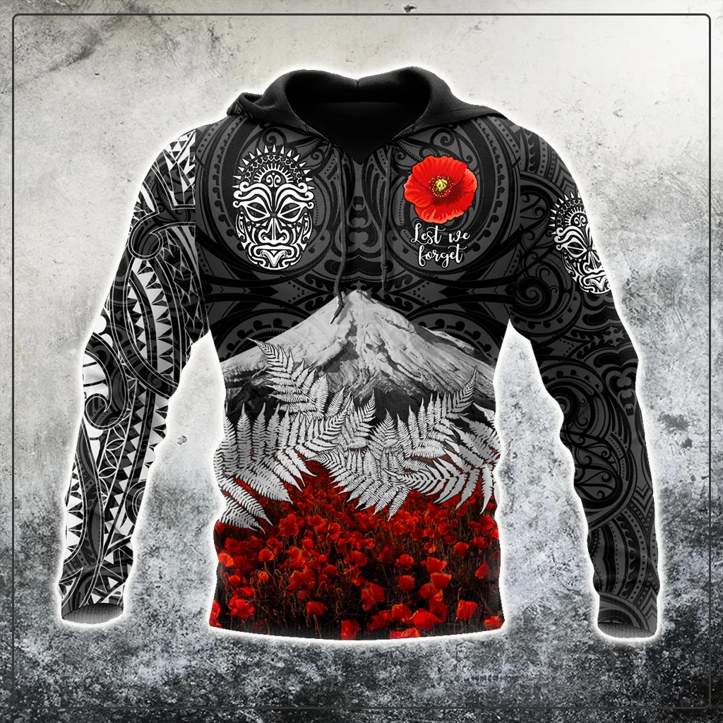 

Premium Anzac Day Maori Tattoo 3D Full Printed Unisex Hoodie Men Sweatshirt Streetwear Zip Pullover Casual Jacket Tracksuit-660