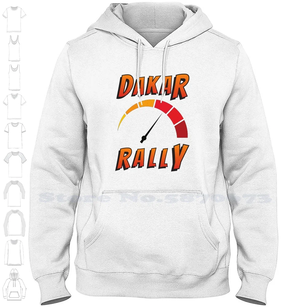 Rally Hoodies Sweatshirt For Men Women Speed Baja Car Desert Motorbike Race Racing Off Road Paris Rally Brave Logo Motorsport