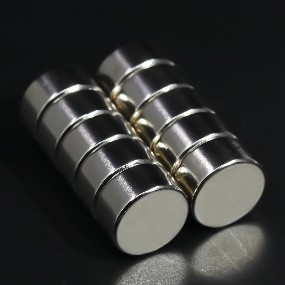 1/2/5/10/20 pces 20x10 neodímio ímã 20mm x 10mm n35 ndfeb redondo super poderoso forte magnético imanes disco 20x10