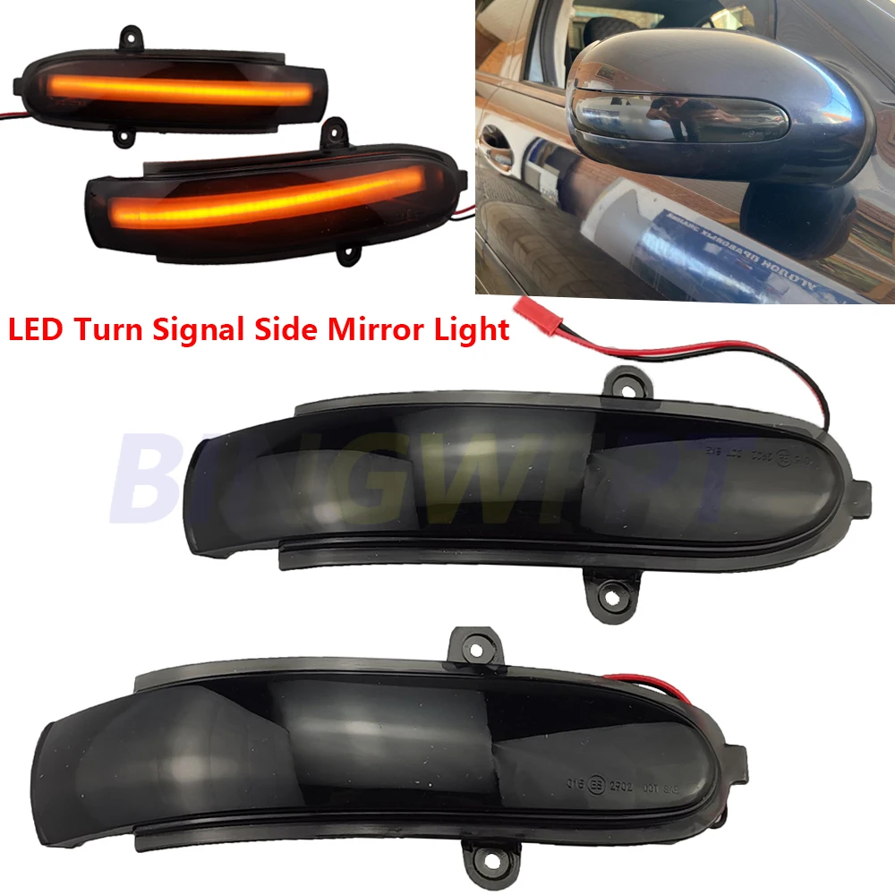 

Динамический светодиодный указатель поворота в зеркале заднего вида для Mercedes Benz C-класса W211 W203 S203 CL203 2001-2007