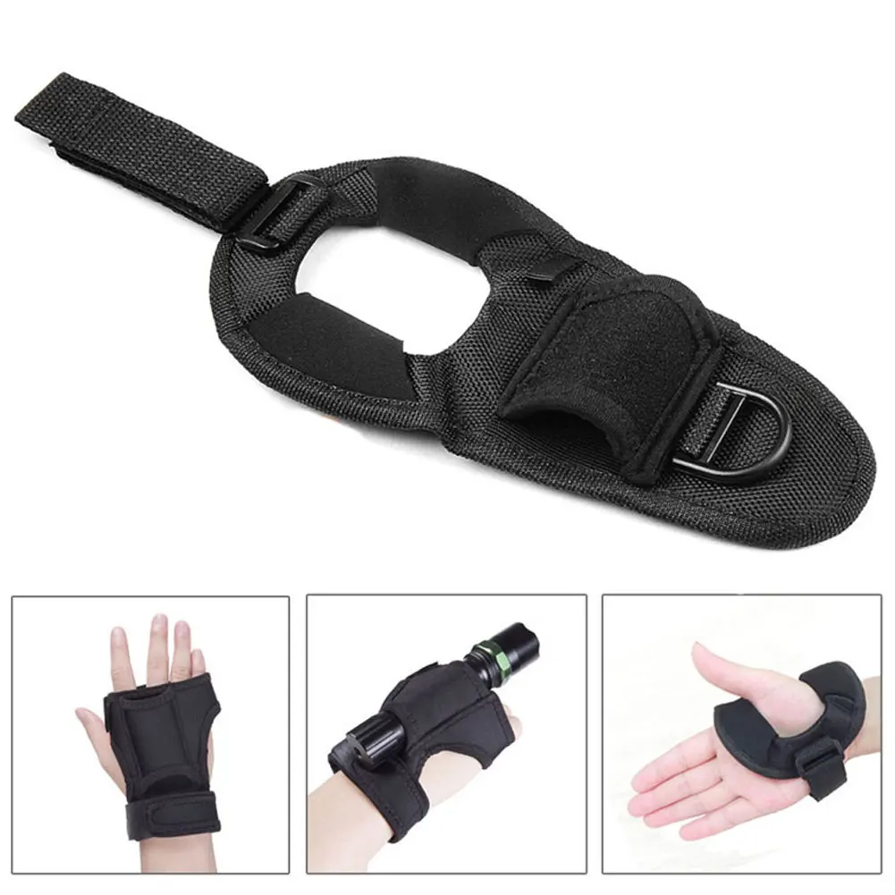 Scuba Diving Flashlight Gloves Underwater LED Torch Holder Photography Equipment Wrist Strap Glove for Hunting Water Sports