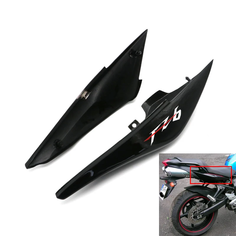 

FZ6 Logo Motorcycle Rear final seat cowl For Yamaha FZ 6N FZ6-N FZ-6N FZ6N 2007 2008 2009 Side Upper Tail Seat Fairings Plastic