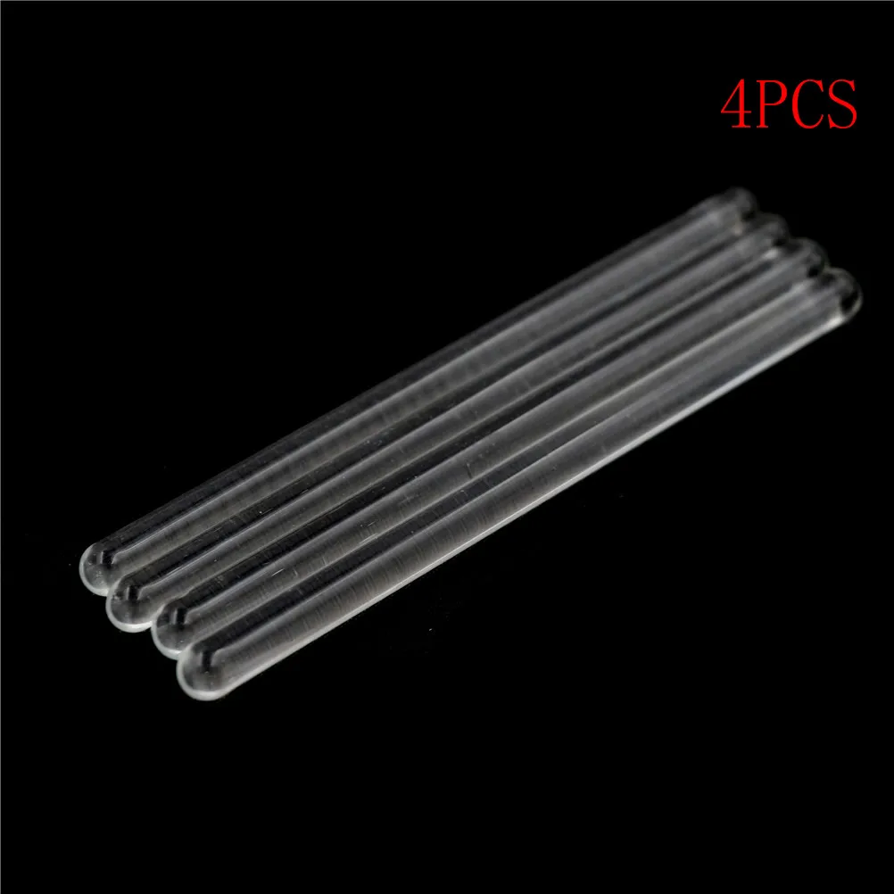 4pcs Glass Stirring Rod For Lab Use Stiring Stirrer Laboratory Transparent School Glass Buret Mixer 6*100mm