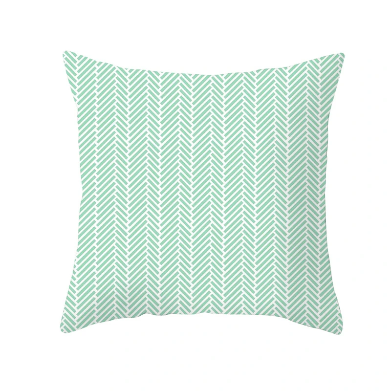 2021 Trendy Mint Green Blue Nordic Geometric Cushion Covers Modern Throw Pillows Cover Sofa Couch Pillows Case Livingroom Decor