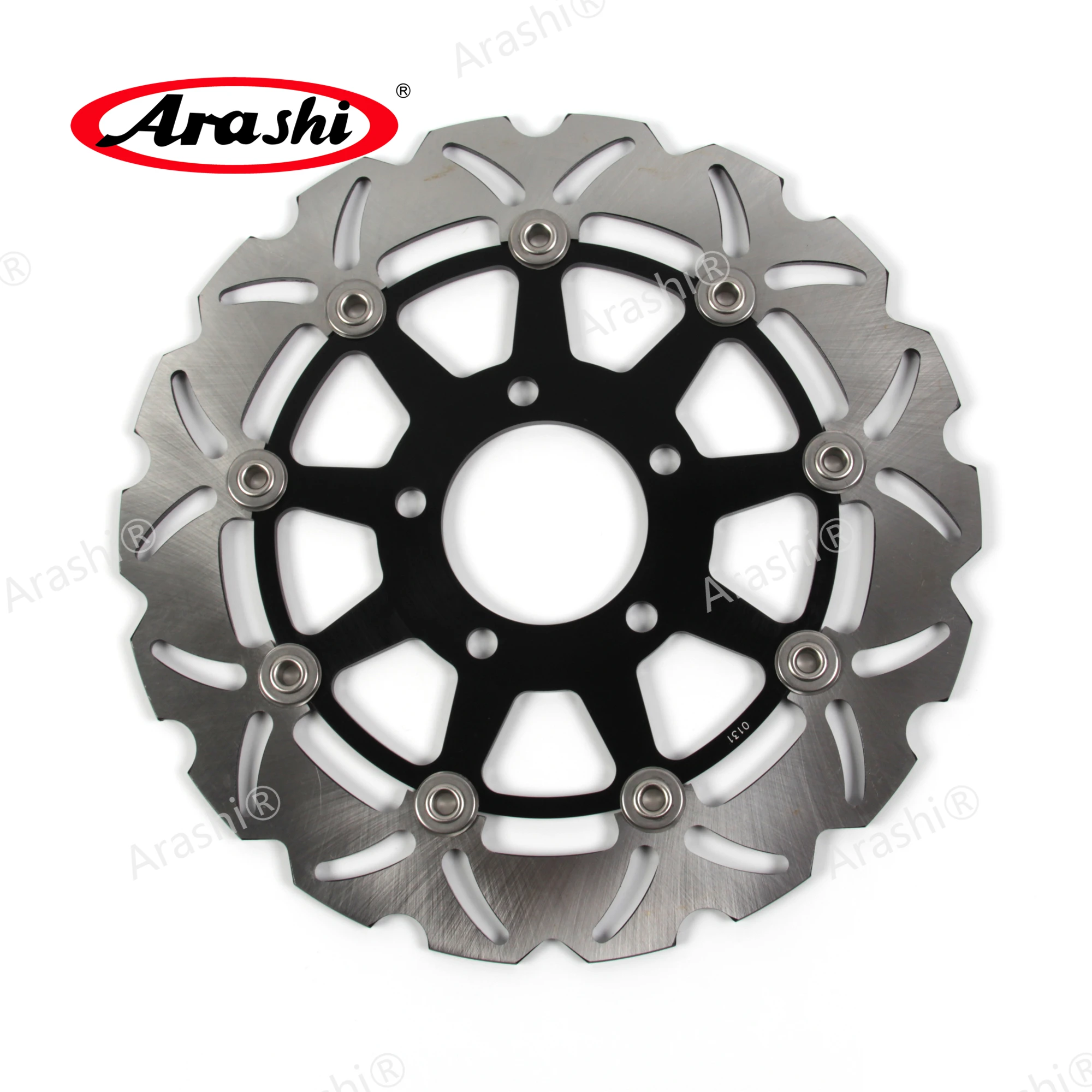 Arashi 1 Set SV 650 CNC Floating Front Rear Brake Disc Brake Rotors For SUZUKI SV650 2003 2004 2005 2006 2007 2008 2009 2010