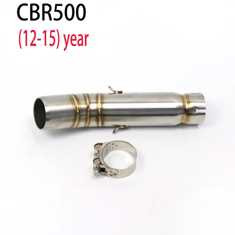 CBR500 CBR250 CBR300 motorcycle exhaust contact middle pipe for HONDA CBR500R CBR300R CBR 250 300 CB 500 X F