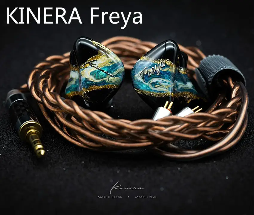 

KINERA Freya 3BA+1DD Hybrid Hand Painted In Ear Earphones Earbuds HIFI DJ Monitor Audiophile Earplug Headset Kinera YH623 Seed