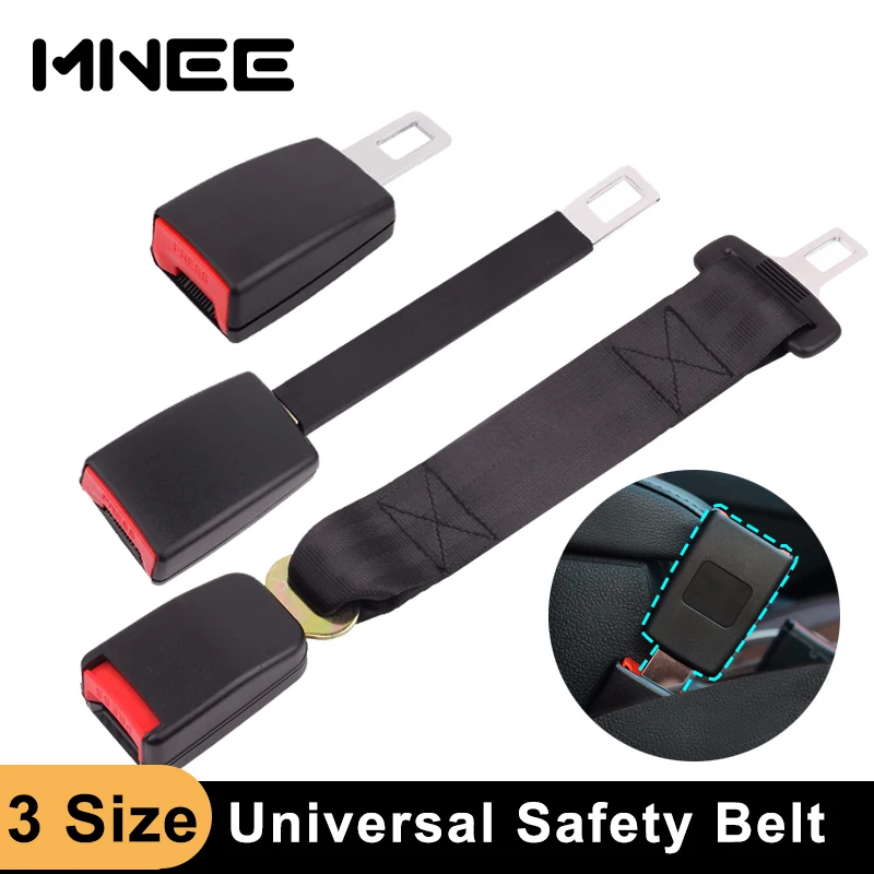 Universal Car Safety Belt for 22MM*30MM Locking Tongue Seat Belt Stopper Steel Safety Belt Buckle Seat Belt Clip Extender Plug