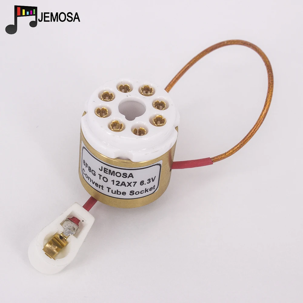 1PC 6F8G 6C8G TO 12AX7 12AU7 12AT7 ECC81 ECC82 ECC83 7025  CV4003 6.3V DIY Audio Vacuum Tube Amplifier Convert Socket Adapter