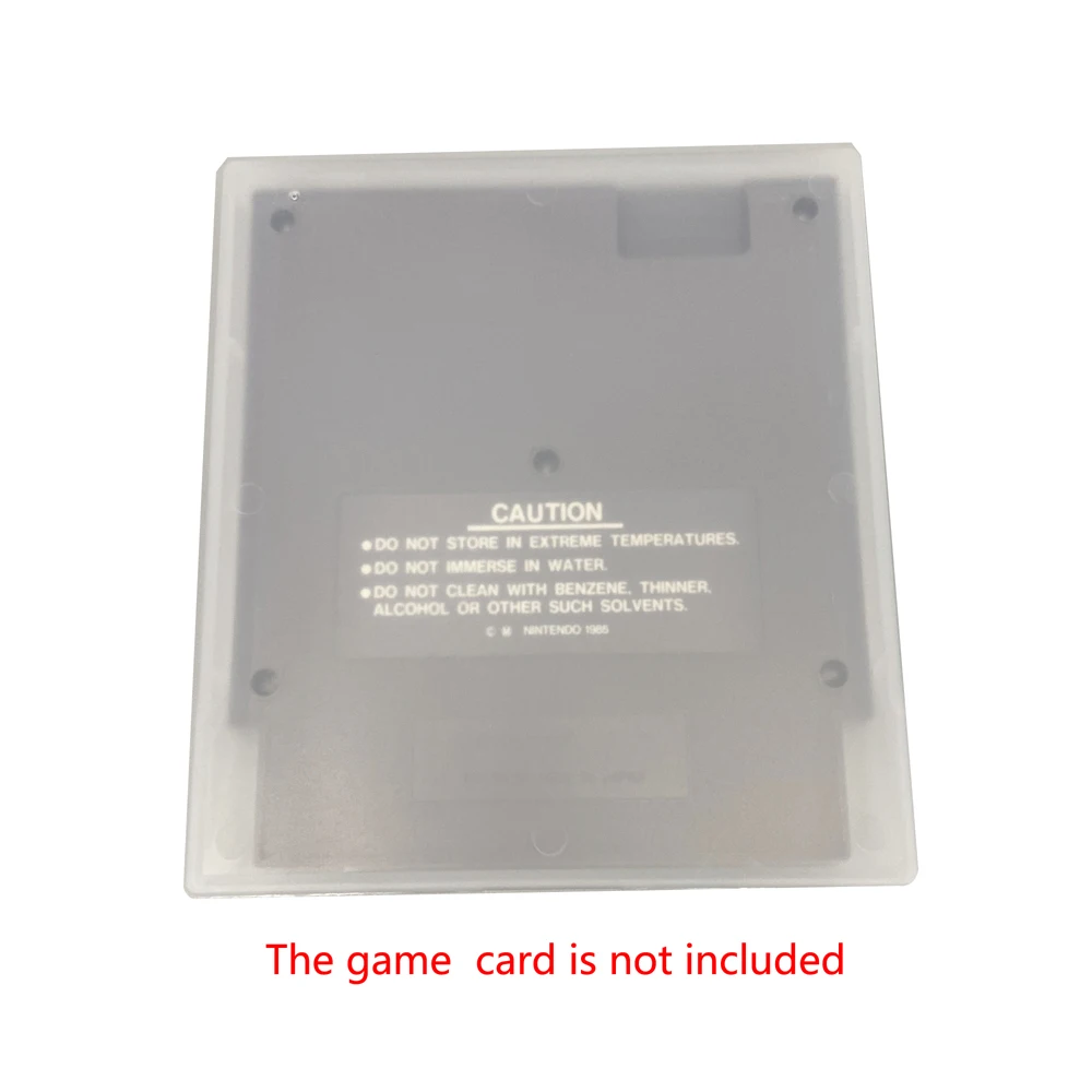 Clear Plastic cover for NES Game Cartridge card Cover Plastic protecive case storage box