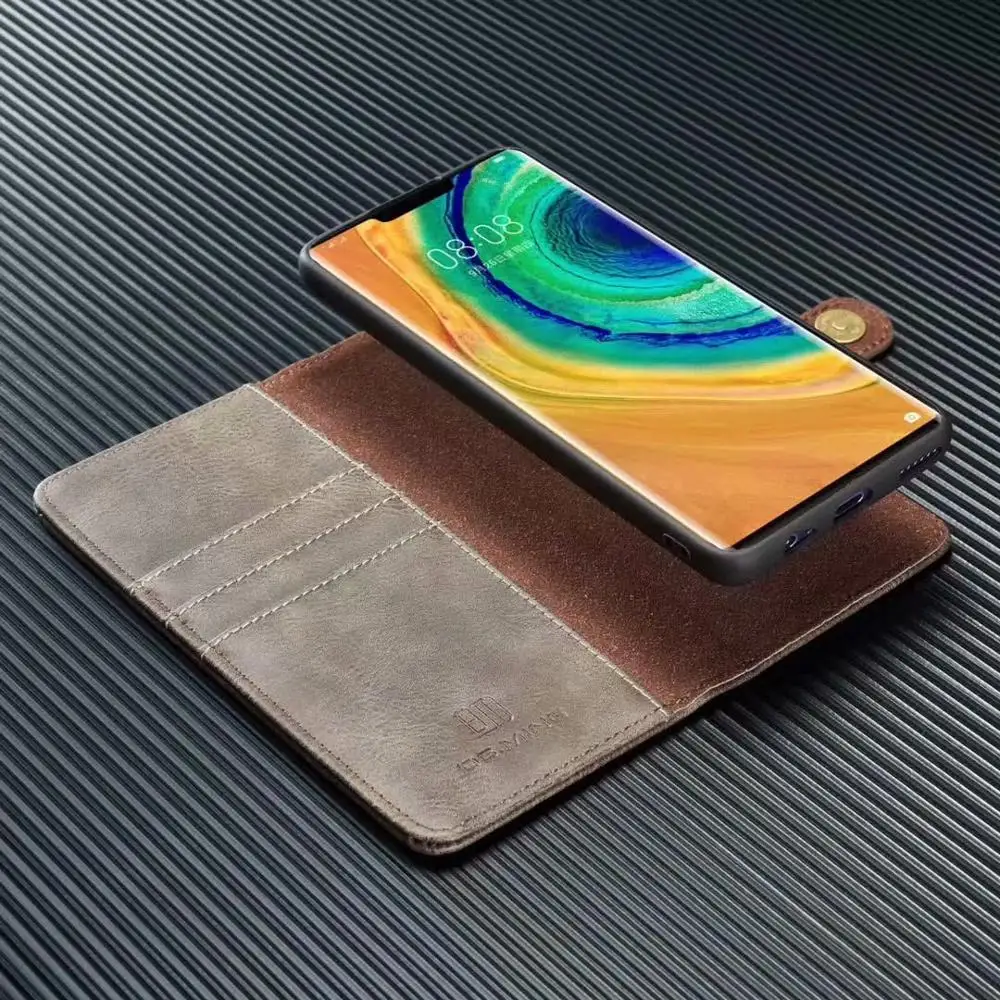 For Huawei Mate20 P20 P30 Pro Vintage Flip Magnetic Case For P Smart 2019 Mate 30 P30 Lite Case Leather Detachable Wallet Cover