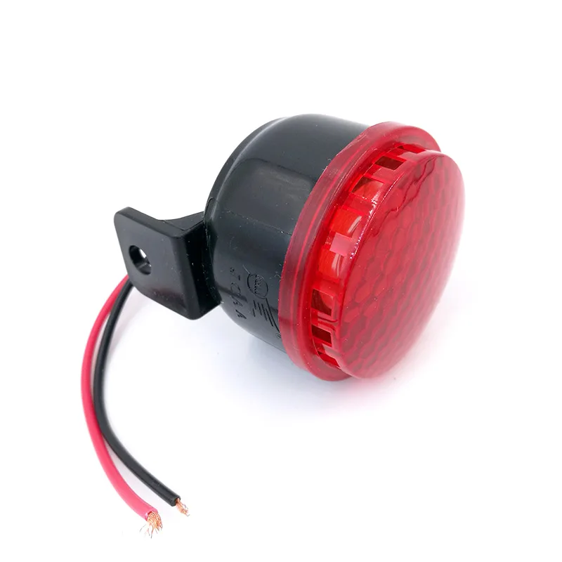 12V Alert siren horn security alarm indicator light strobe signal warning light lamp LED flashing light six type sound