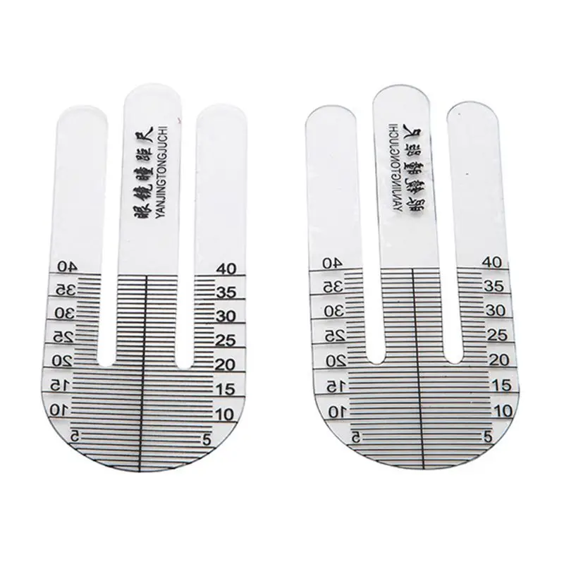 1Pair Optical PH Ruler Pupil Height Meter Optometry PH Tester for Hospital Tool K1AE