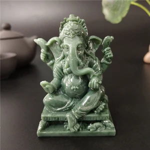 Lord Ganesha Patung Buddha Dekorasi Rumah Patung Dewa Gajah Ganesha Ornamen Patung Buddha Hadiah Keberuntungan FengShui 10 buddha tertawa penjualan terbaik - №