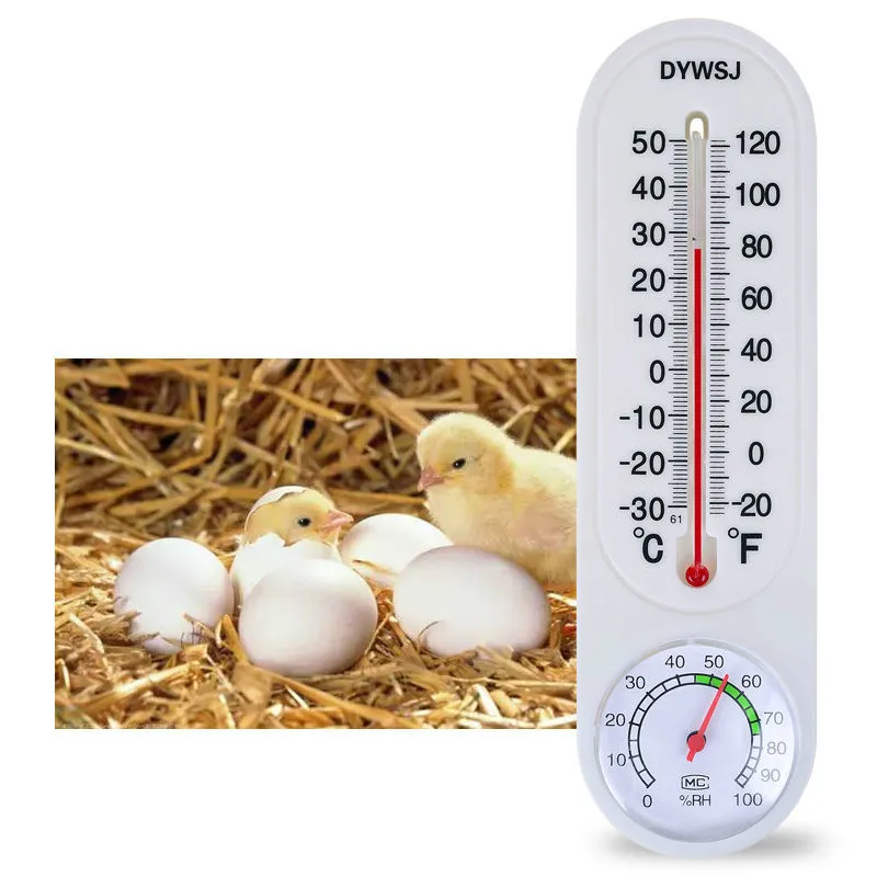 Special for Chicken Farm Thermometer Hatchery Hygrometer Multifunction Garden Thermometer Artificial Incubation Tool 2020 E0972