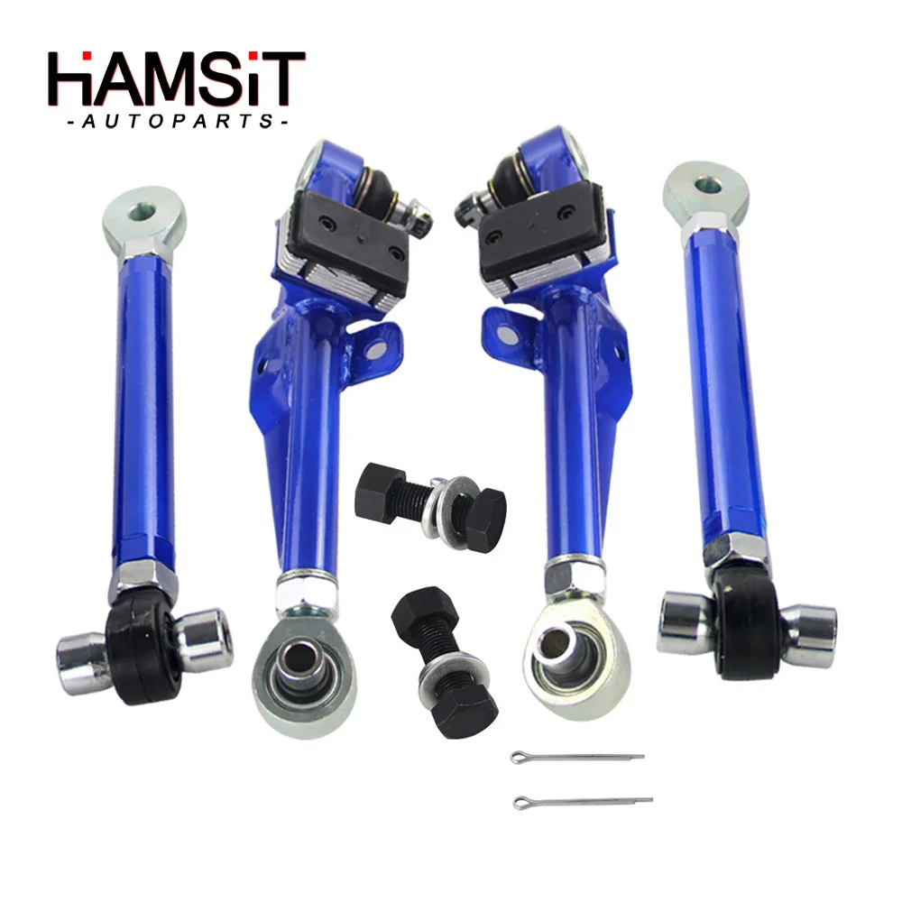 Hamsit Front Lower Control Arms High Angle Tension Rod For 89-98 Nissan 180SX 200SX 240SX 300ZX