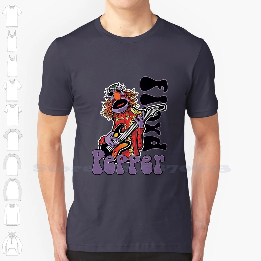 Camiseta de Floyd Pepper 100% algodón puro, arte Dr. Mayhem Teeth And The Electric, Floyd, Jim, Henson, Kermit, Show Music The