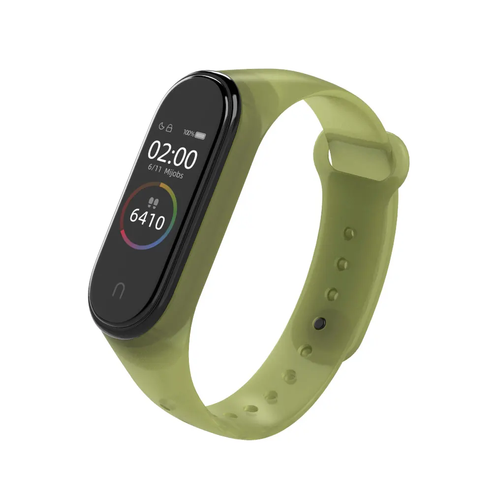 Силиконовый ремешок для Xiaomi Mi Band 4, наручный браслет для Mi Band 4, смарт-браслеты, аксессуары для Xiaomi Band 3 глобальная версия