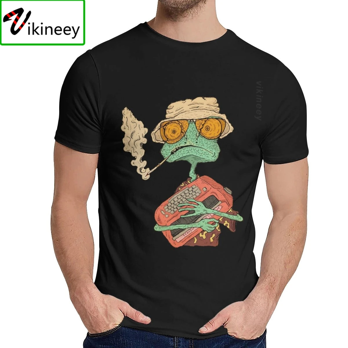 Round Collar Rango Fear And Loathing In Las Vegas Smokes T Shirt Hip Hop For Man 100% Cotton La Camiseta US Size