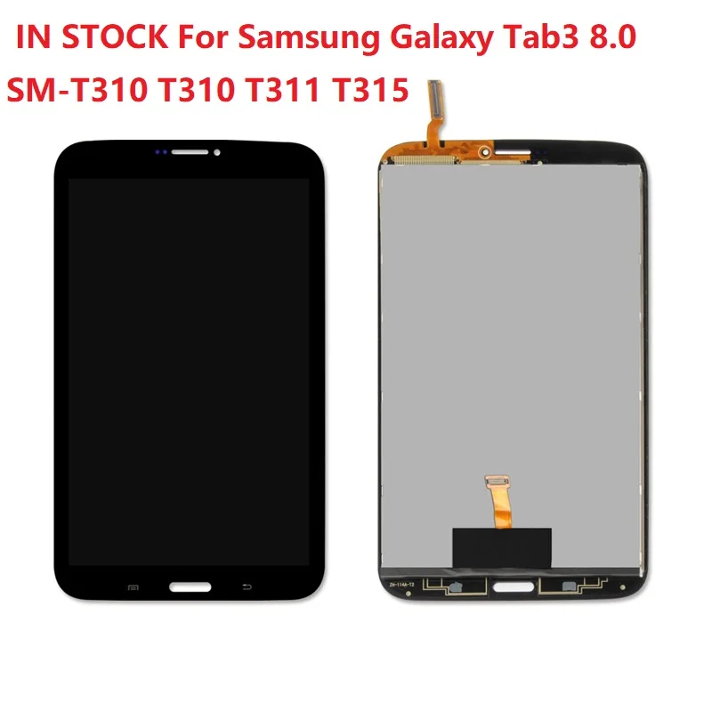 

Display For Samsung Galaxy Tab 3 8.0 T310 T311 SM-T310 SM-T311 T315 LCD Display Touch Screen Digitizer Sensors Assembly Panel