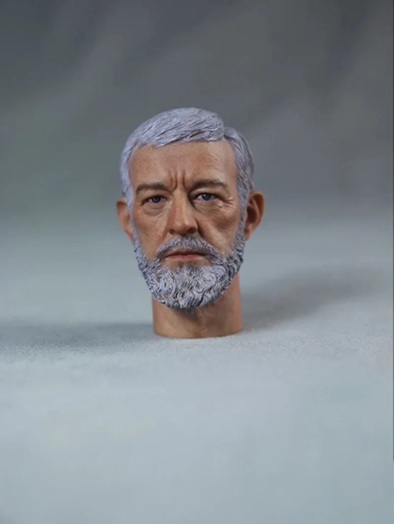 1/6 Scale Alec Guinness Head Sculpt PVC Head Carving Model For 12\