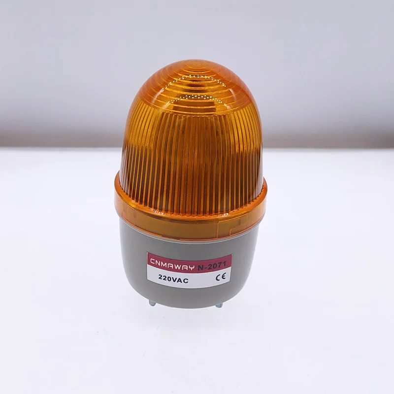 Com buzzer luz de advertência de sinal estroboscópico 12v tb72j N-2071 2071j alarme som piscando luz 24v 220v led lâmpada luzes indicadoras