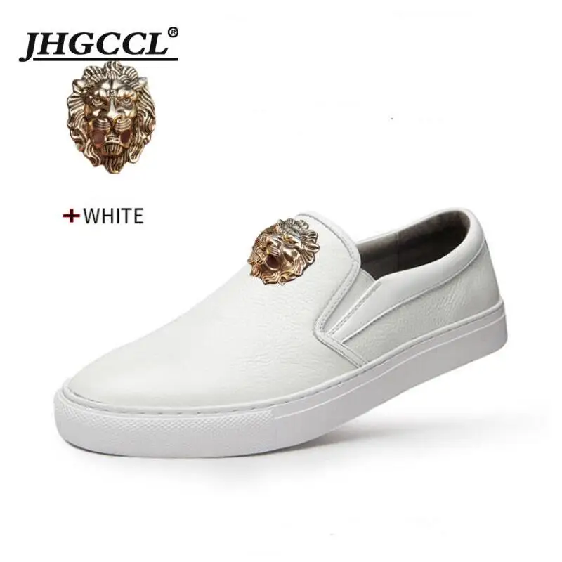 new men flat shoes luxury designer sneakers Leather leisure loafers foreign trade leisure shoes Zapatos Hombre A16