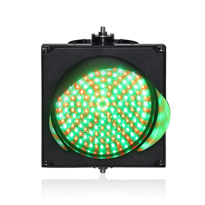 AC85-265V bi red green color in one unit 200mm diameter PC housing LED traffic signal light