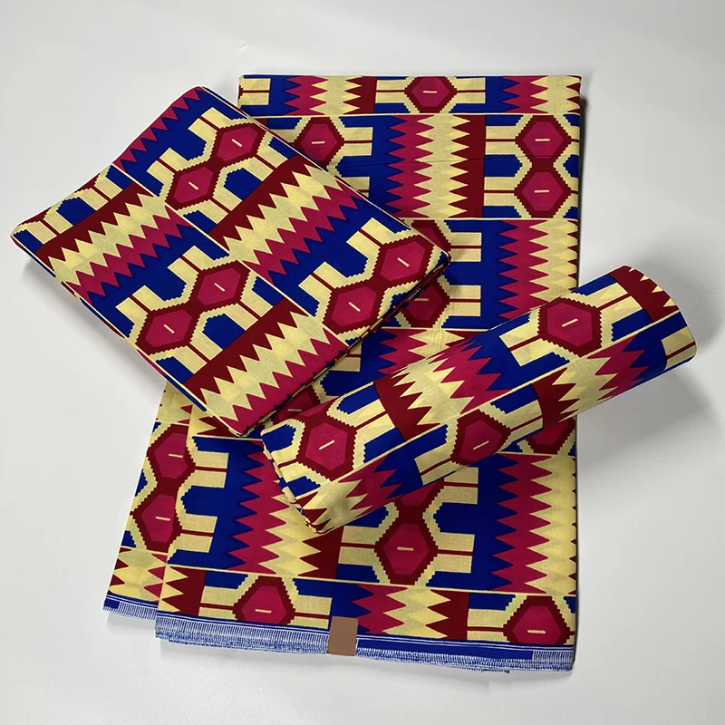 Africa Ankara Prints Batik Kente Fabric Guaranteed Real Wax Party Dress Sewing Tissu Patchwork Craft DIY Loincloth 100% Cotton