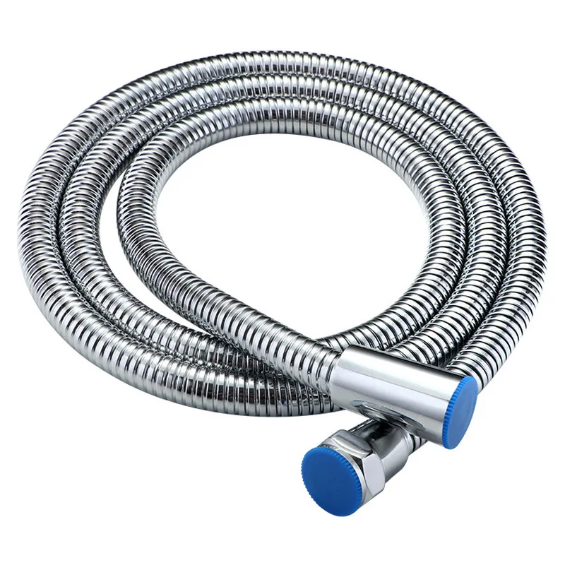 1.65 Meters stainless steel corrugated hose G1/2 Thread shower head pipe flexible stretch plumbing Bathroom accessories