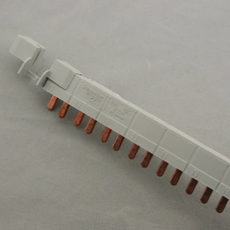 A9HLD612 New Original Breaker Accessories 1PN 12*18mm Air Switch Comb Busbar DPN Double Out 12 Circuit Connection Copper Bar
