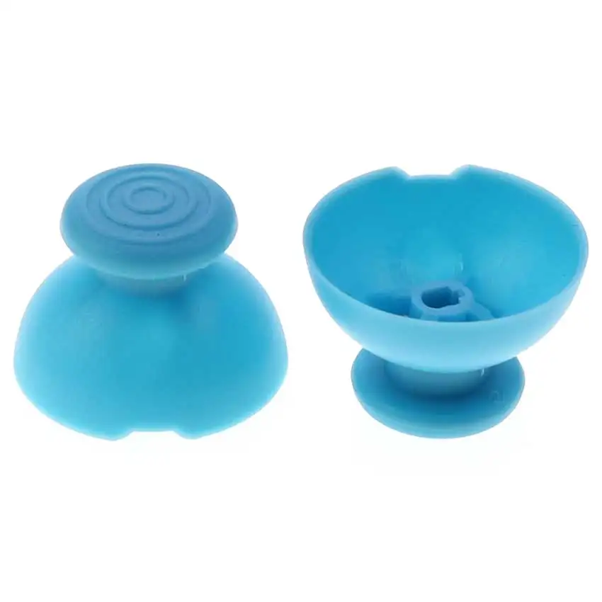 Yuxi 1pc analógico tampões polegar aperto botão joystick capa para gamecube para controlador ngc
