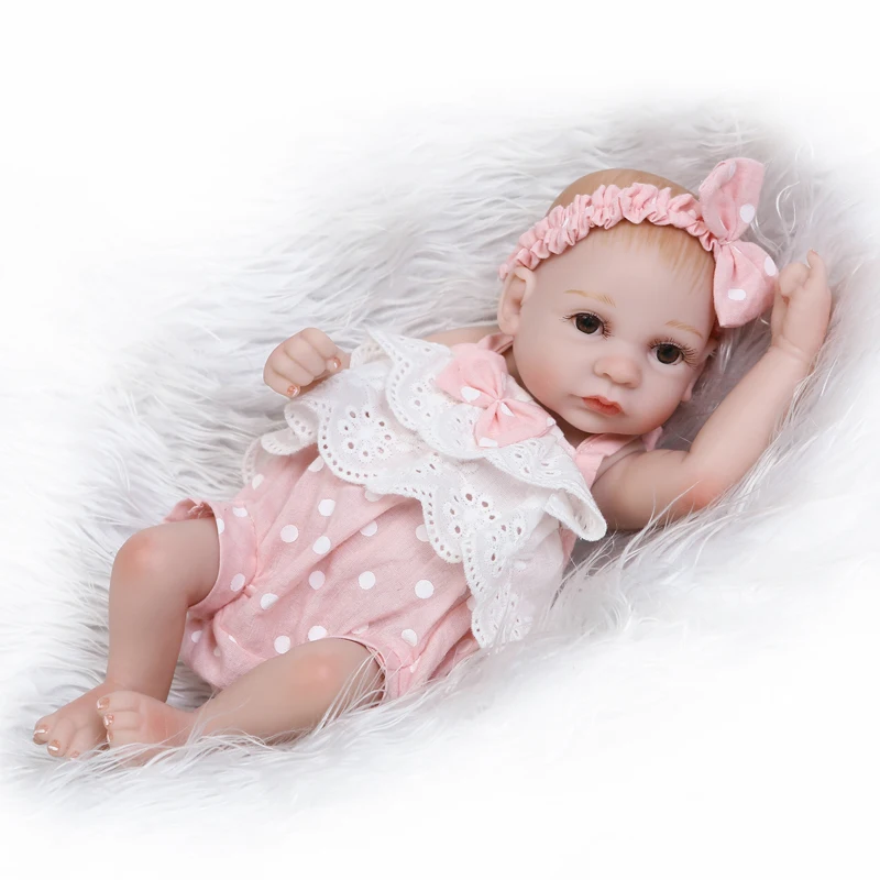 

11 Inch Reborn Doll Reborn Baby Dolls Full Body Silicone Kids Toys Christmas Birthday Gifts Doll Toys