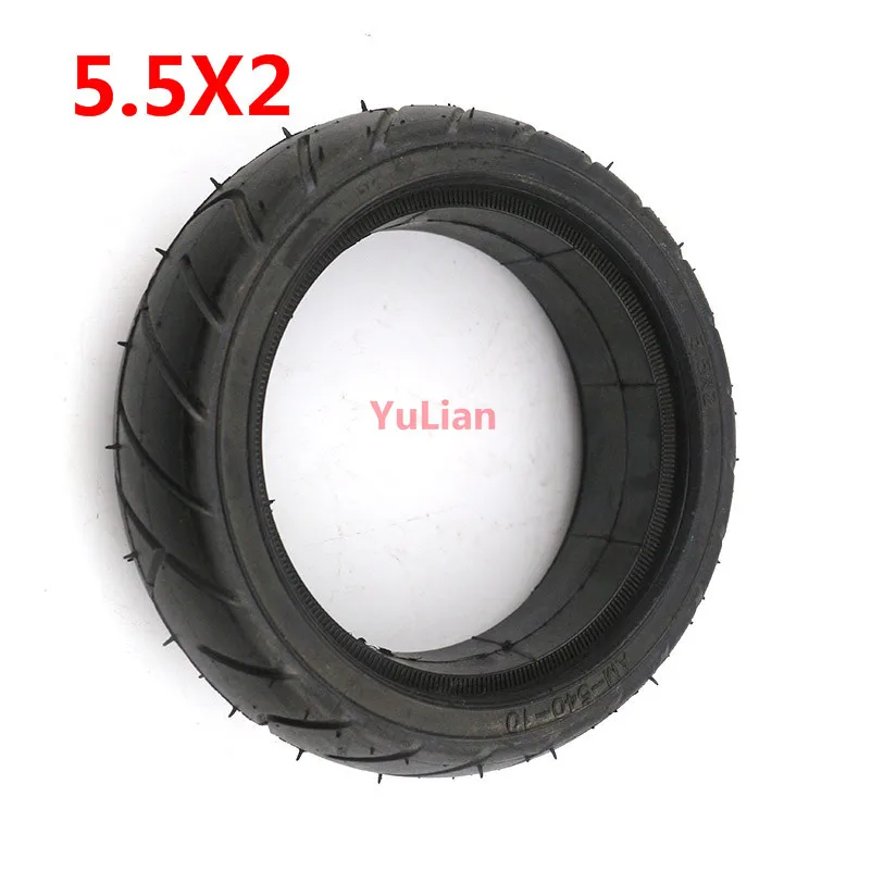 5.5 Inch Solid Tyre 5.5X2 Tubeless Tire 5.5*2 Puncture Proof Tyre for Jackhot Carbon Fiber Scooter Fastwheel F0 Electric Scooter