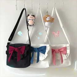 Lolita-Sac à Main en Toile Rétro Décontracté avec Nministériels d pour Femme, Sacoche à Bandoulière JK pour Fille, Shopping, Livraison Directe