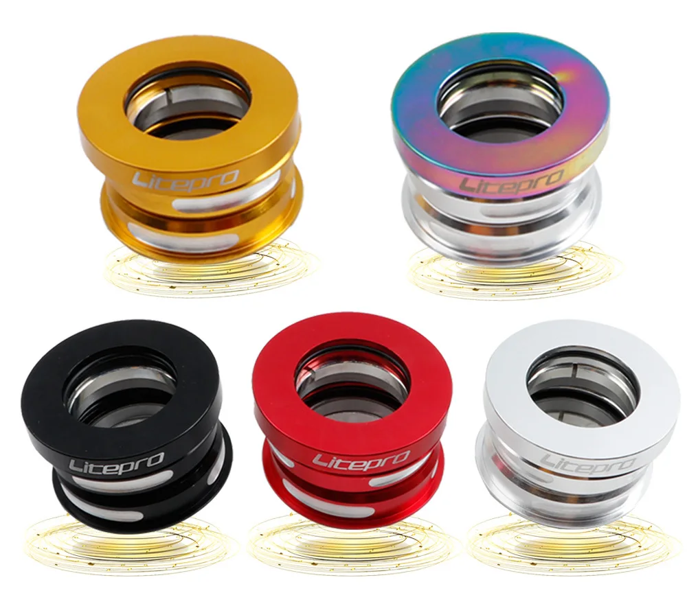 Litepro Fahrrad Headset 44MM Für Fnhon Ynhon BYA412 P18 P8 Kopf Set Gebaut-in Aluminium Legierung Faltrad versiegelt Lager – Detail 3