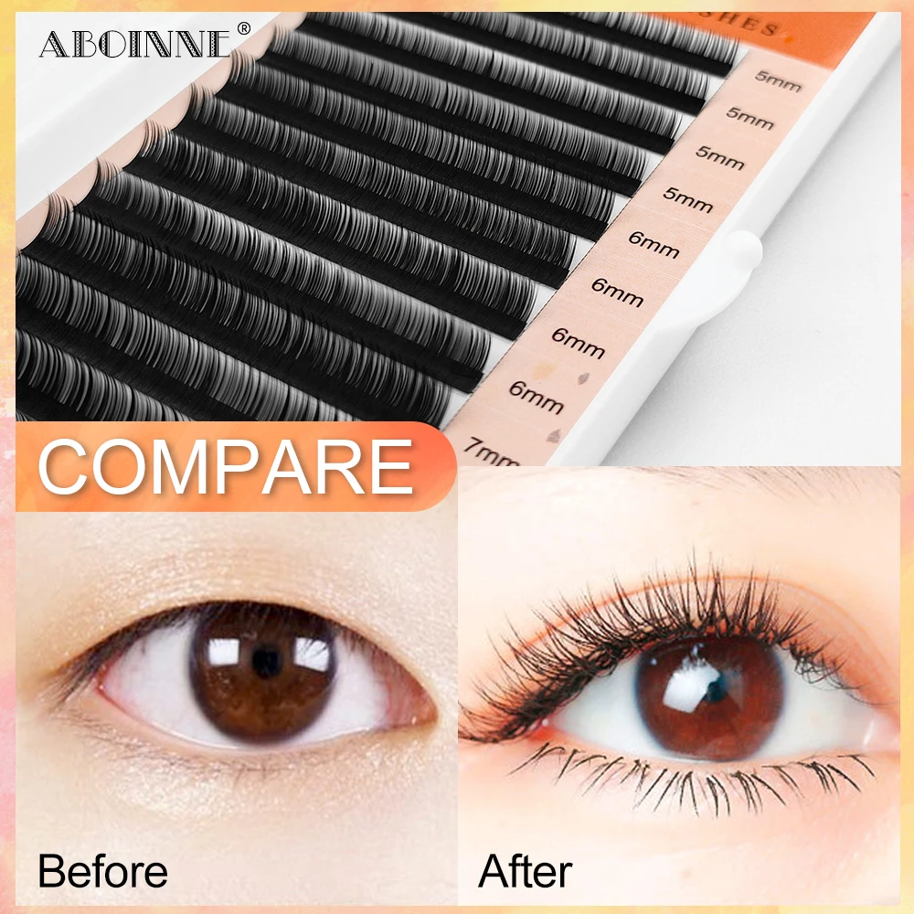 Abonnie 5-7mm Bottom Lashes Classic Individual Eyelashes Extensions