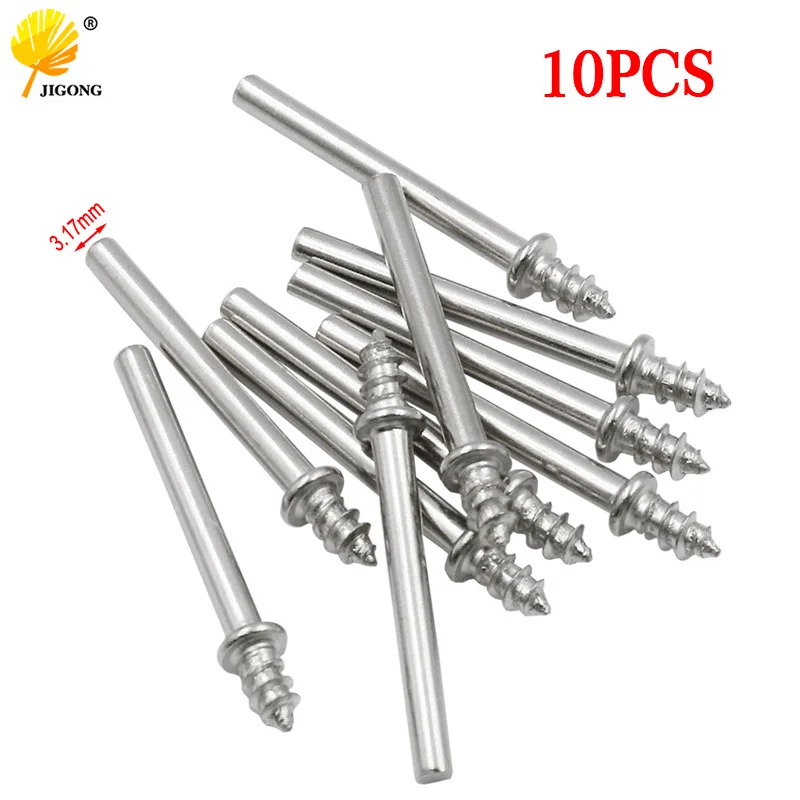 10pcs grinding polishing accessories 3.17mm rotary tool handle