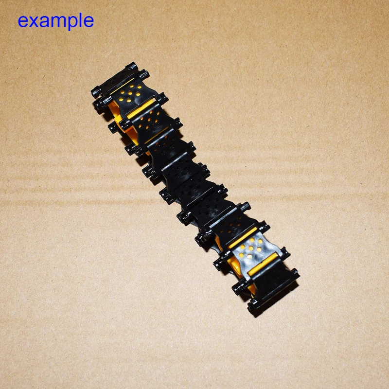 10/100pcs tank track soft plastic toy Door and window hinge/model material/rc car robot DIY toy technology model parts/baby toys