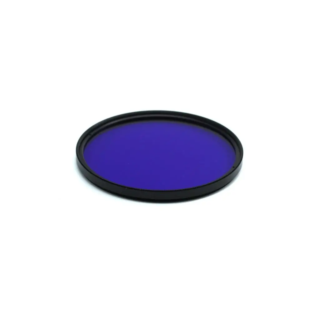 with metal frame diameter 52mm 400nm to 600nm center 500nm band pass filter glass