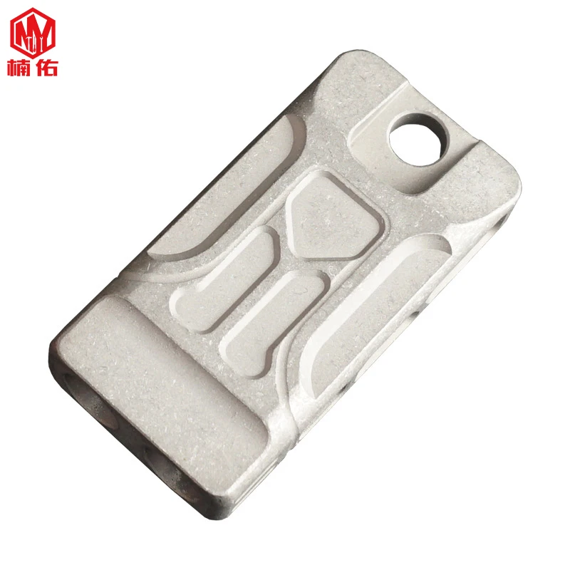 1PCS Titanium Alloy Dual Tube Dual Frequency Whistle EDC Pet Training Whistle Portable Boutique Tool