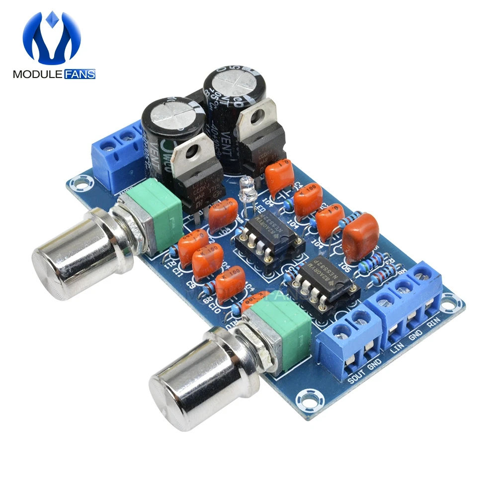 Low Pass Filter Plate Subwoofer Process Circuit For Amplifer AMP Board Module AC Dual Double 9V-15V