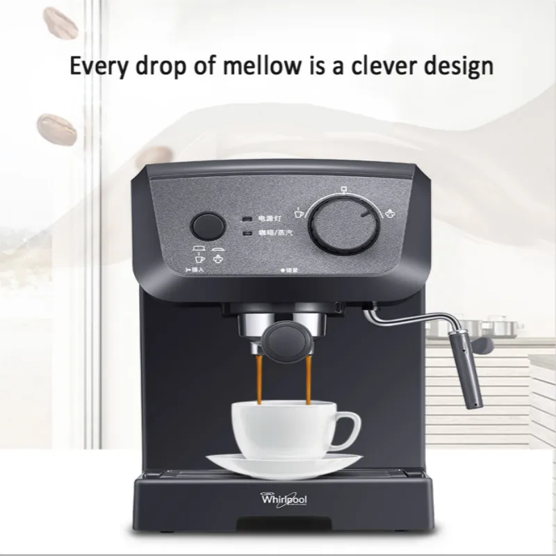 2019 15Bar Espresso Machine maker Fully Automatic steam 1050W Pump Pressure Household Extraction Mellow Grease milk frother