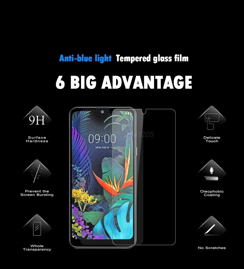 Tempered Glass For LG K50S K50 K40S K30 K20 X2 2019 Screen Protector Protective Glass for LG K50S LMX540EMW LM-X540 Phone Film