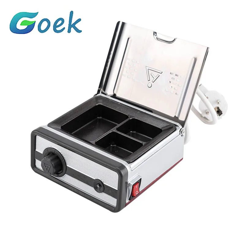 

Dental Wax Pot Heater Melter Three Slots 300W 30-130℃ Temperature Adjustable 110/220V Dentistry Tool Lab Equipment