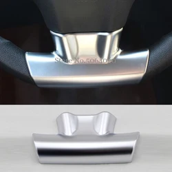 ABS Chrome Steering wheel plate frame Panel cover trim For Citroen Elysee C-Elysee 2014-2016 For Peugeot 301 2013-17 accessories