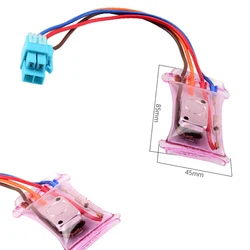 -7 stopni 4 kable lodówka odmrażacz termostat AC 250V 10A-7 celsjusza bimetalowe lodówki odszranianie termostator akcesoria