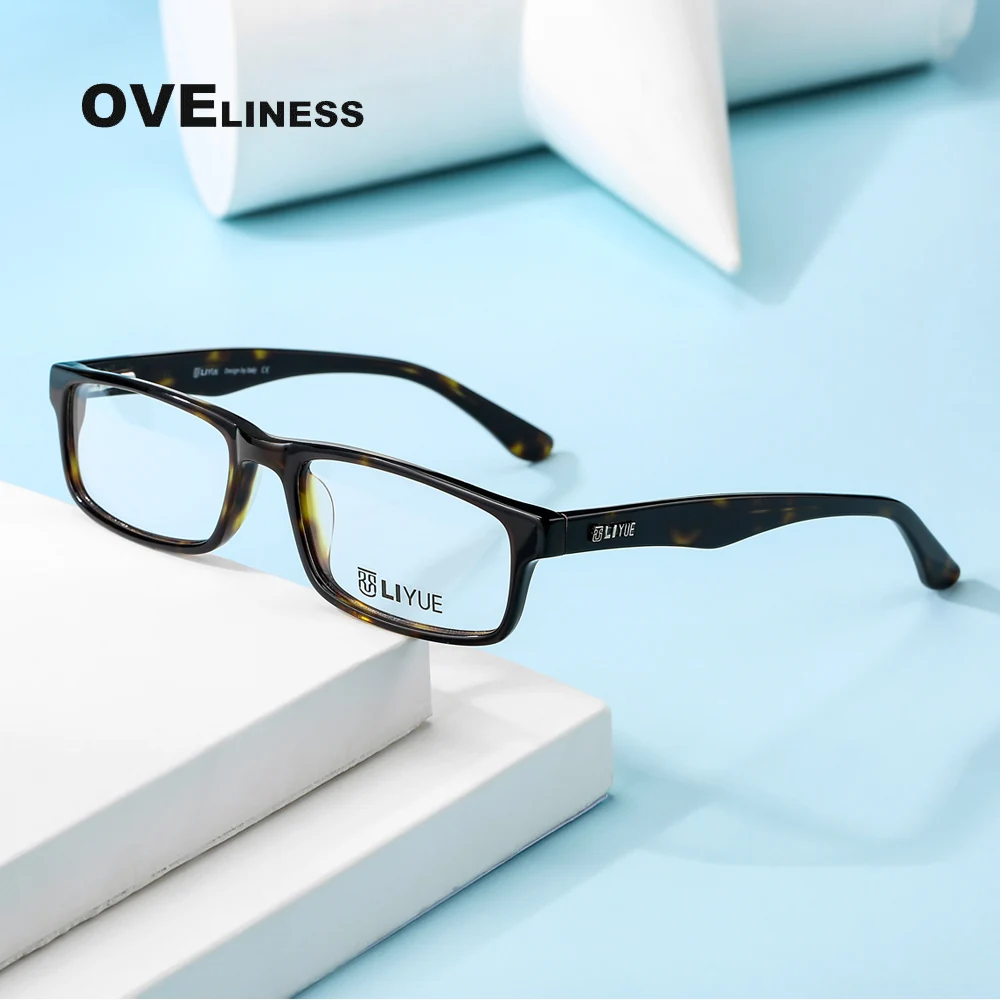 Fashion Square eyeglasses frames eye glasses frame men women Optical Acetate full eyewear Myopia Prescription glasses Spectacles